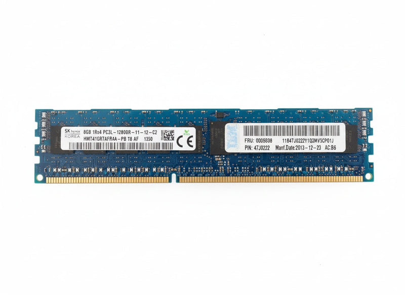 SK hynix 8GB 1Rx4 PC3L-12800R DDR3 ECC Reg Server RAM – Refurb