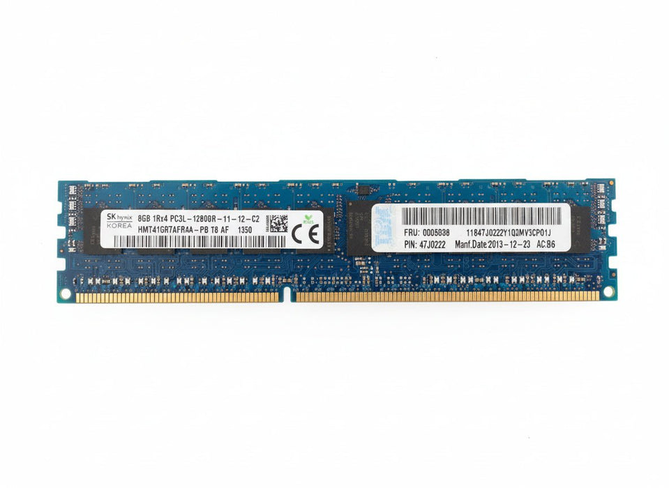 SK hynix 8GB 1Rx4 PC3L-12800R DDR3 ECC Reg Server RAM – Refurb