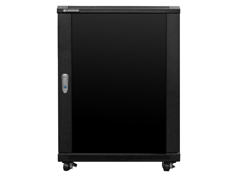 Linkbasic 15U 600 Deep Cabinet 2 Fans & 2 Shelves-0