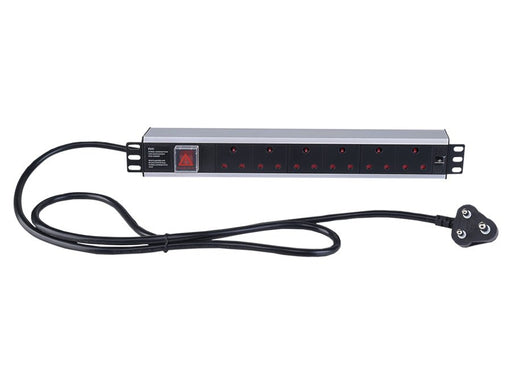 Linkbasic 6 Way Aluminium Moulded Rack Mount PDU-0