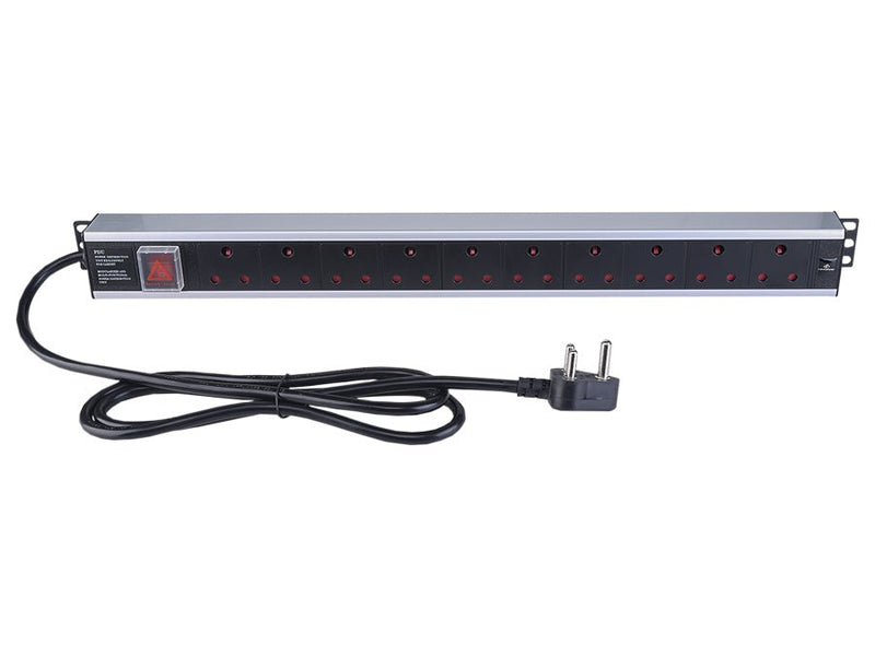 Linkbasic 10 Way Aluminium Moulded Rack Mount PDU-0