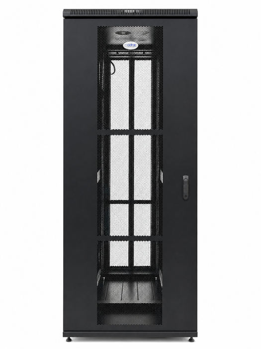 Modrac 42U Server Rack Cabinet with Raritan PXE-1493-K1 & PXE-1493-K2 Intelligent PDUs – Pre-Owned