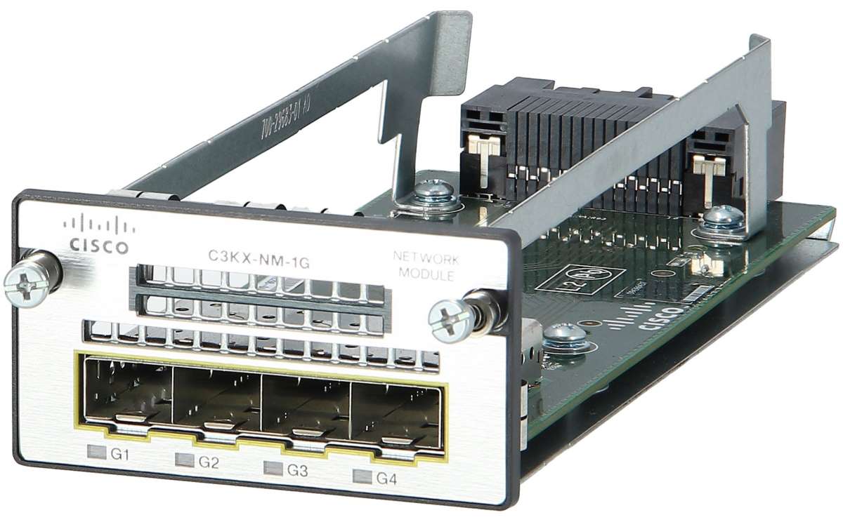Cisco C3KX-NM-1G 1G Network Module for Catalyst 3K-X Series Switch – O ...