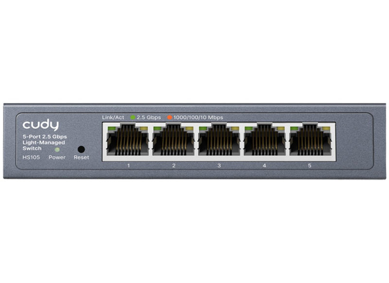 Cudy 5 Port 2.5Gbps Ethernet Metal Desktop Switch-0