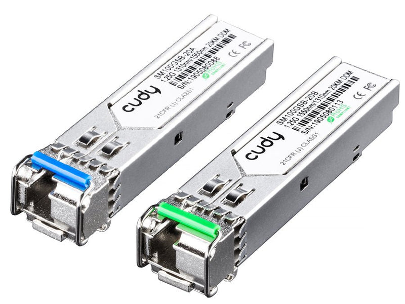 Cudy Single Mode 1.25G LC Bi-Directional SFP 20km-0