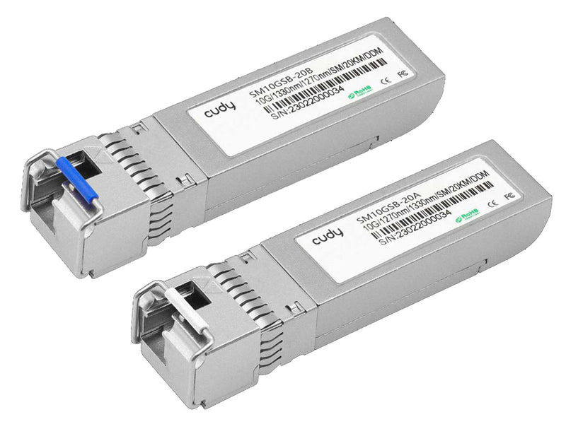 Cudy Single Mode 10G LC Bi-Directional SFP 20km-0