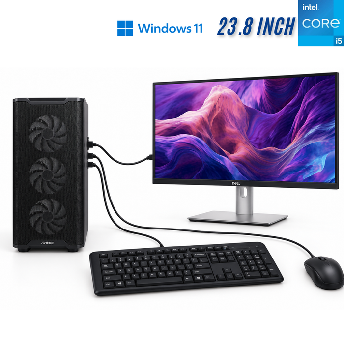 Antec Z270-AR Tower Gaming Computer Set – i5 7600 – 16GB DDR4 – 1TB SATA – GeForce GTX 1050 – Win11Pro - Demo