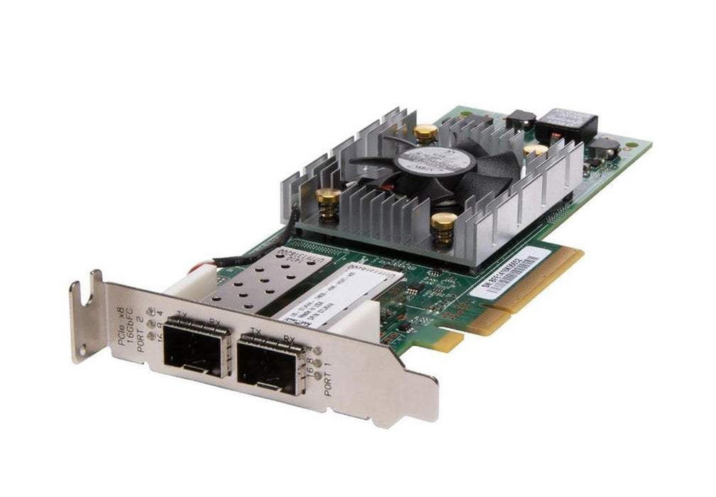 Dell QLogic 03PCN3 16Gb Dual Port Fibre Channel Host Bus Adapter (HBA) PCIe Card – Refurb