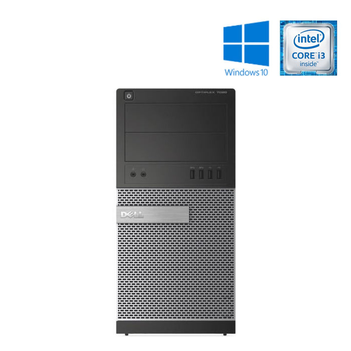 DELL OPTIPLEX 3020 MT - I3 4130 - 4GB DDR3 - 500GB SATA HDD - WINDOWS 10 PRO 64 BIT - REFURBISHED COMPUTER