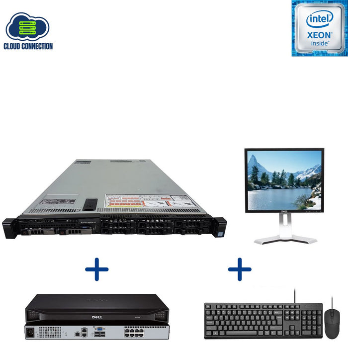 Dell Poweredge R630 8 Bay SFF + KVM Switch, Monitor, Keyboard & Mouse Medium to Large Business Server Bundle