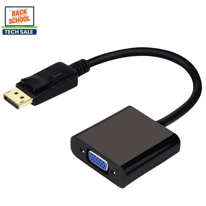 DisplayPort to VGA Converter Adapter  1080P Full HD – New