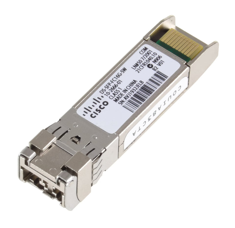 Cisco DS-SFP-FC16G-SW 16Gbps Fibre Channel SFP+ Transceiver Module – Refurb