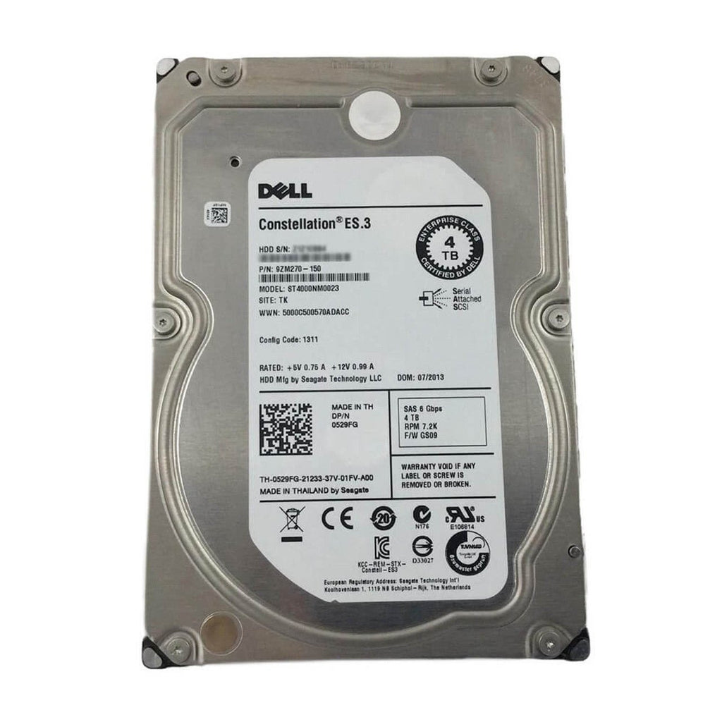 Dell ST4000NM0023 4-TB 6G 7.2K 3.5 SAS w/F238F Dell St4000Nm0023 Dell 4TB 6G 7.2K 3.5 SAS - Refurb \u2014 ITAD Store