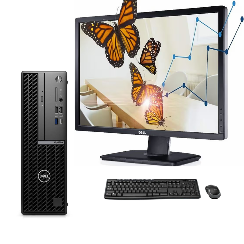 Dell OptiPlex 7010 SFF IT Computer Set with 24 Inch – i5 13500 – 32GB DDR4 – 512GB NVMe – WiFi – Win11Pro – Refurb