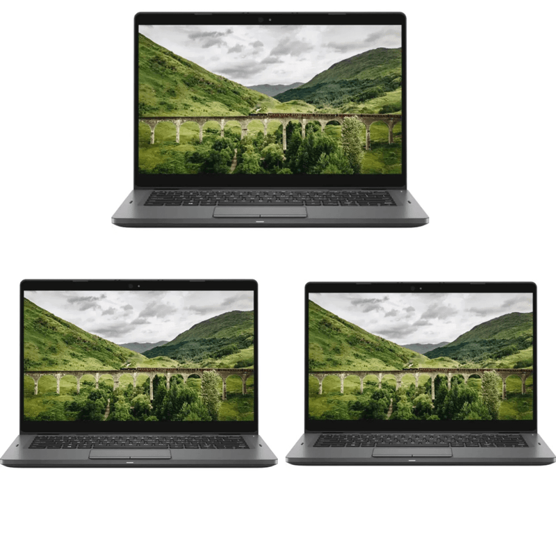 3 x Dell Latitude 5300 13.3 Inch Student Laptop – i5 8365U – 8GB DDR4 – 512GB NVMe – Win11Pro – Pre-Owned