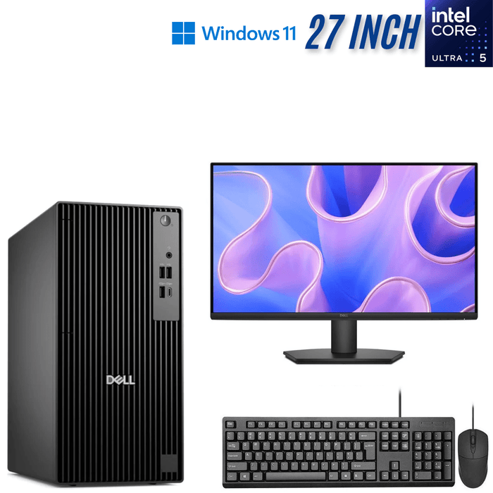 Dell Pro Tower QCT1250 Analytics Computer Set – Ultra 5 245 – 16GB DDR5 – 512GB NVMe – Win11Pro – Demo