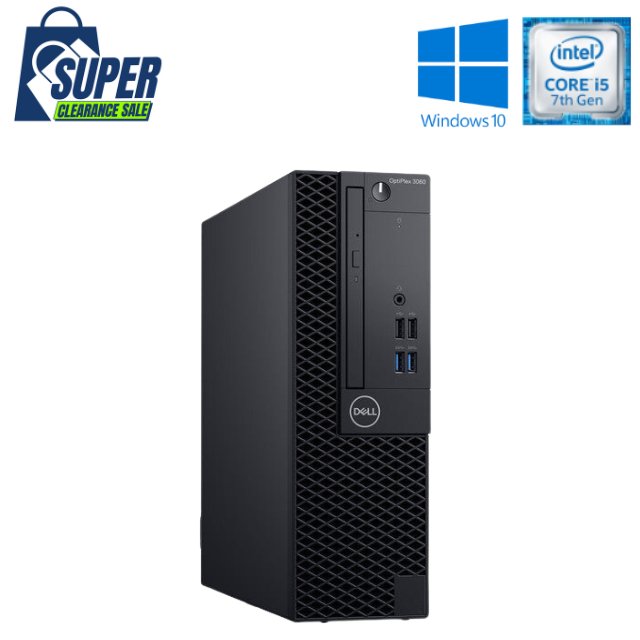 DELL OPTIPLEX 3050 SFF - I5 7500 - 4GB DDR4 - 500GB SATA HDD - WINDOWS 10 PRO 64 BIT - REFURBISHED COMPUTER