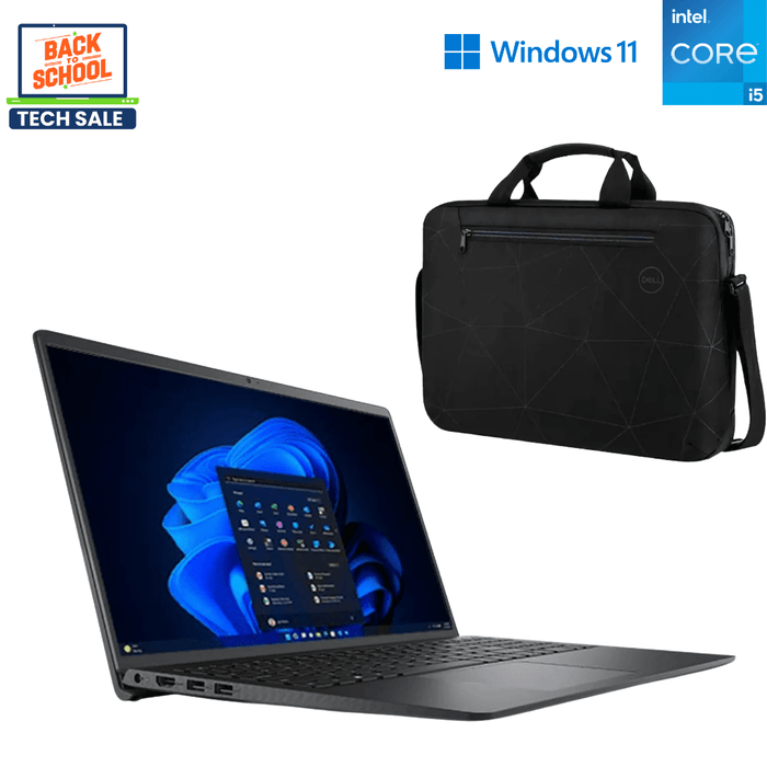 Dell Inspiron 3520 Professional 15.6 Inch Laptop + Bag - i5 1235U - 8GB PC4 - 512GB SSD - Win11Home - 1 Year On Site Support - New