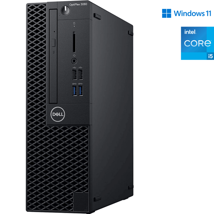 Dell OptiPlex 3060 SFF Professional Office Computer; i5 8500; 8GB PC4; 500GB HDD; Win11Pro; Refurb