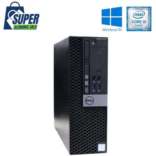 Dell Optiplex 3046 SFF - I5 6500 - 4GB DDR3 - 500GB SATA HDD - Windows 10 Pro 64 Bit - Refurbished Computer