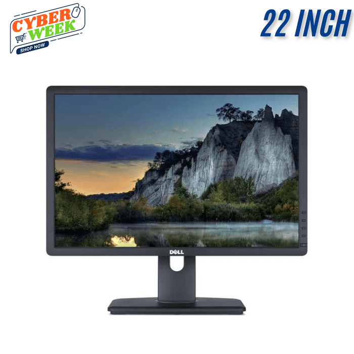 Dell P2213t 22 Inch Wide Lcd Monitor - VGA, DVI & DisplayPort -  Refurb Special