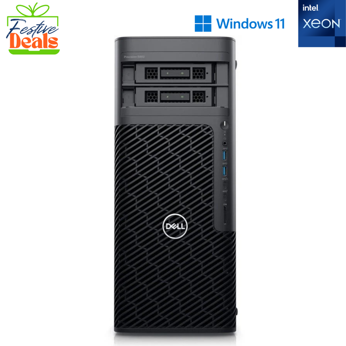 Dell Precision 5860 Tower AI & Engineering Workstation Computer - Xeon W5-2445 - 32GB DDR5 - 512GB NVME SSD - Nvidia RTX A4000 - Win11Pro - Refurb