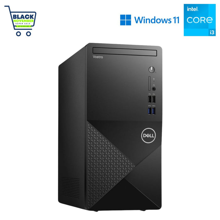 Dell Vostro 3910 MT Computer; I3 12100; 8GB PC4; 256GB NVME SSD; Win11Pro; New Special