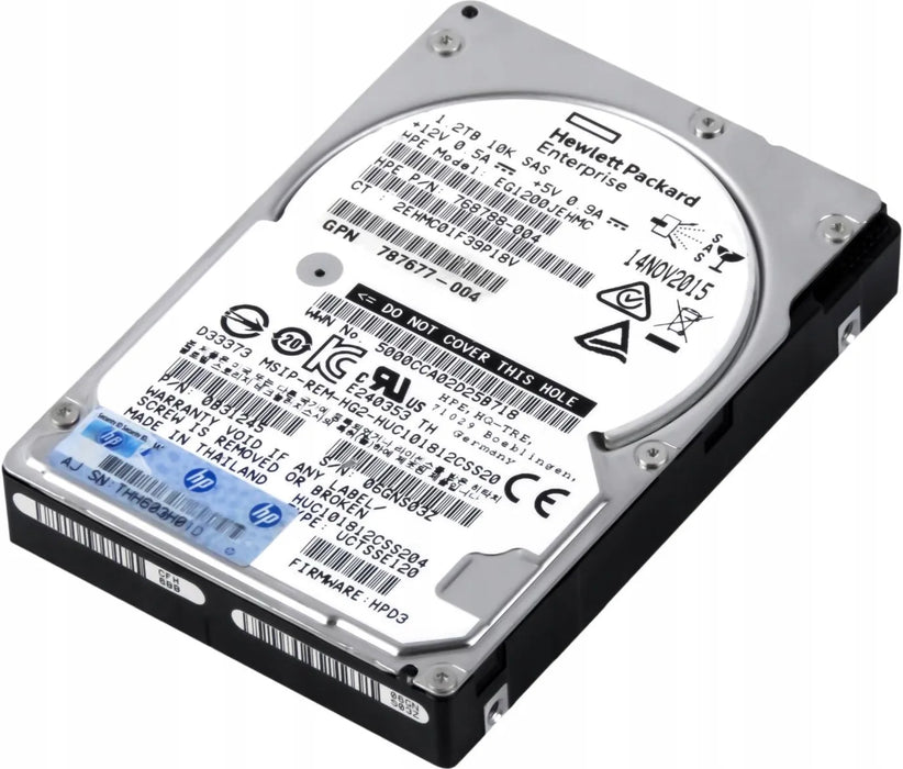 HP EG1200JEHMC 2.5 Inch 1.2TB 10K RPM 12Gbps SAS Hard Drive – Refurb