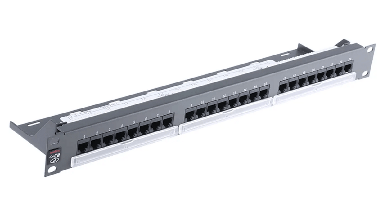 Molex Premise Networks Cat5e 24 Port RJ45 RJ Patch Panel F/UTP 1U - New