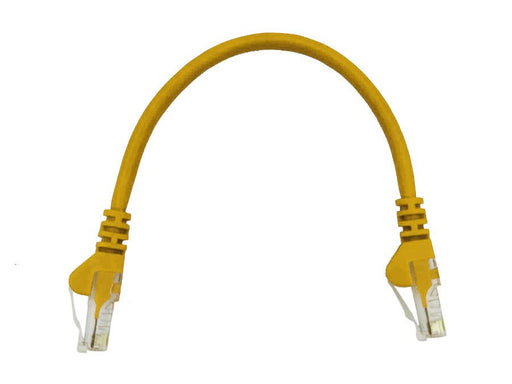 Linkbasic 22cm UTP Cat5e Flylead Yellow-0