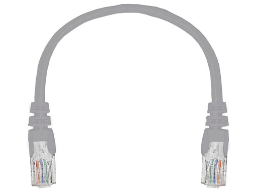 Linkbasic 22cm UTP Cat5e Flylead Grey-0