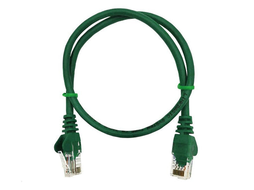 Linkbasic 50cm UTP Cat5e Flylead Green-0