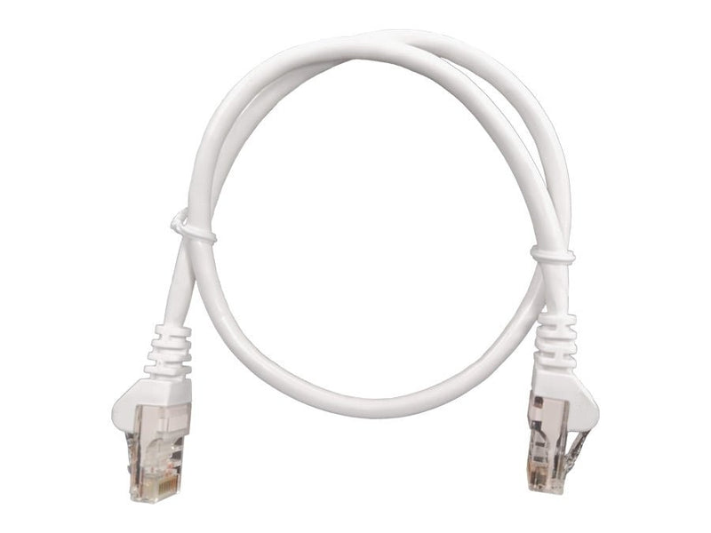 Linkbasic 50cm UTP Cat5e Flylead White-0