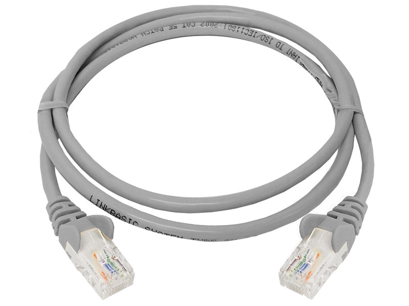 Linkbasic 1 Metre UTP Cat5e Flylead Grey-0