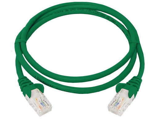 Linkbasic 1 Metre UTP Cat5e Flylead Green-0