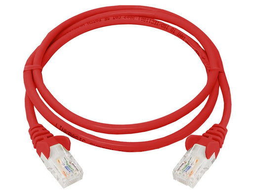 Linkbasic 1 Metre UTP Cat5e Flylead Red-0