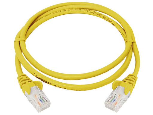 Linkbasic 1 Metre UTP Cat5e Flylead Yellow-0