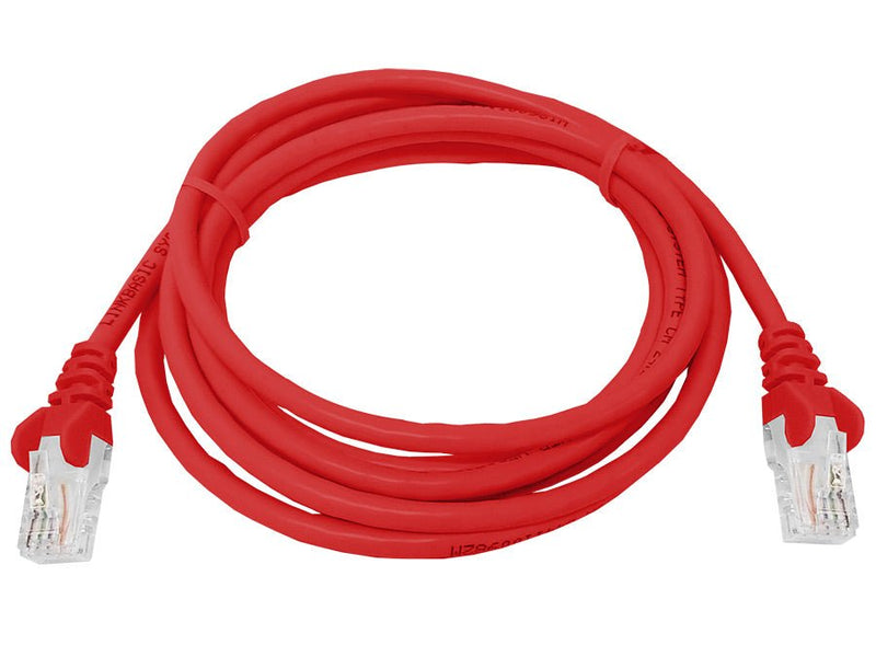 Linkbasic 2 Metre UTP Cat5e Flylead Red-0