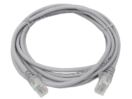 Linkbasic 3 Metre UTP Cat5e Flylead Grey-0