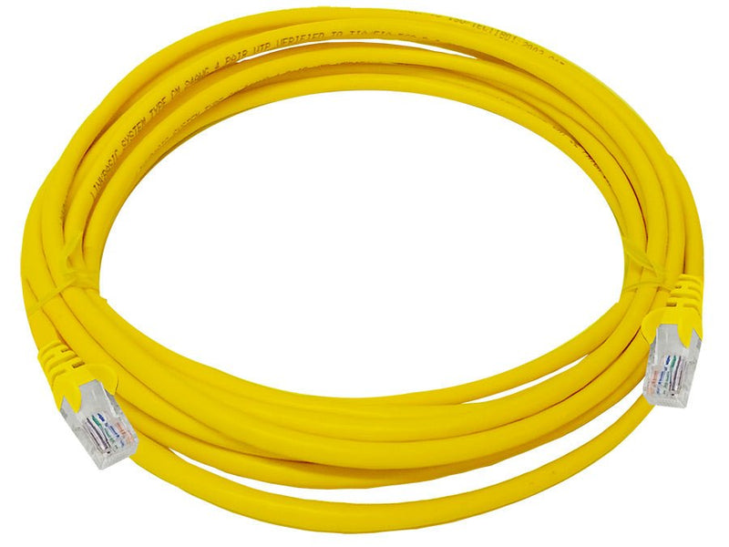 Linkbasic 5 Metre UTP Cat5e Flylead Yellow-0