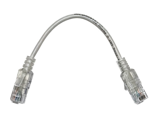 Linkbasic 22cm UTP Cat6 Nano Thin Patch Cable Grey-0
