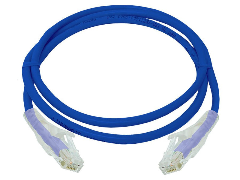 Linkbasic 1 Metre UTP Cat6 Flylead Blue-0