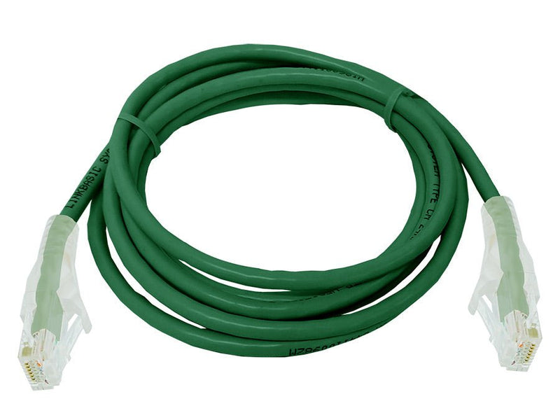 Linkbasic 2 Metre UTP Cat6 Flylead Green-0