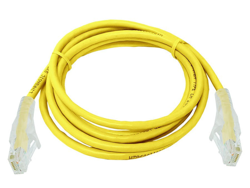 Linkbasic 2 Metre UTP Cat6 Flylead Yellow-0