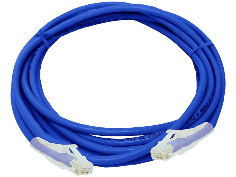 Linkbasic 3 Metre UTP Cat6 Flylead Blue-0