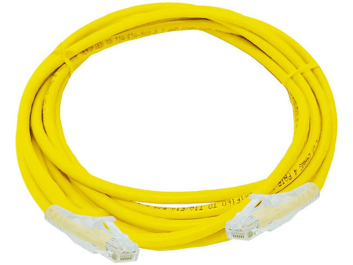 Linkbasic 3 Metre UTP Cat6 Flylead Yellow-0