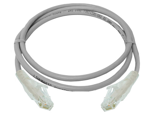 Linkbasic 1 Metre UTP Cat6a Flylead Grey-0