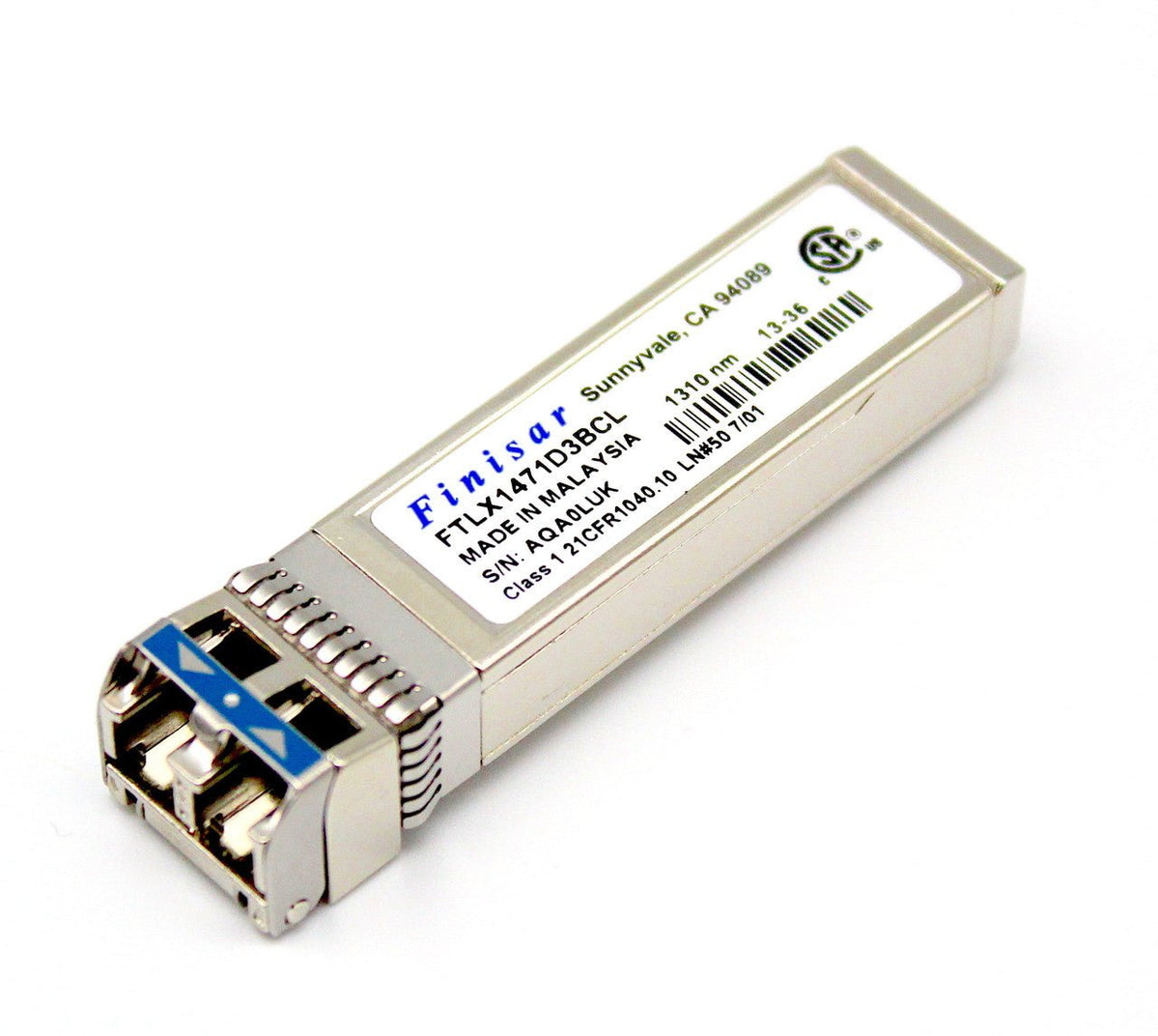 Finisar FTLX1471D3BCL 1310nm SFP Transceiver Module – Open Box — ITAD Store