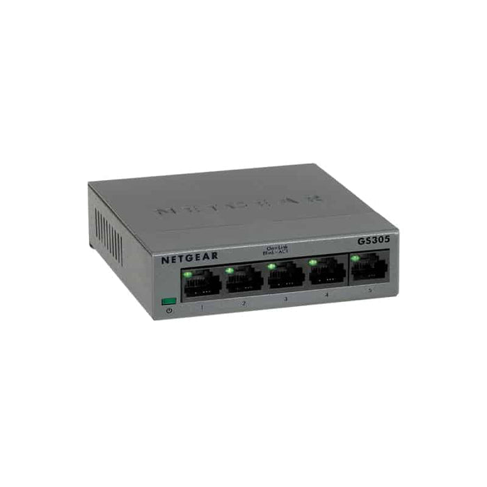 Netgear GS305 5 Port Ethernet Switch – Used