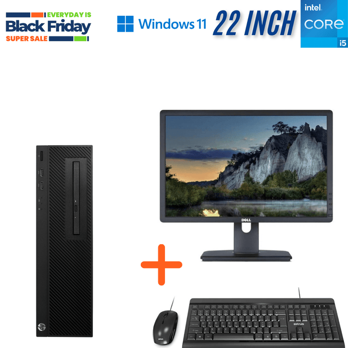 HP Engage Flex Pro SFF POS Computer Set – i5 8500 – 16GB DDR4 – 500GB HDD - Win11Pro – Refurb